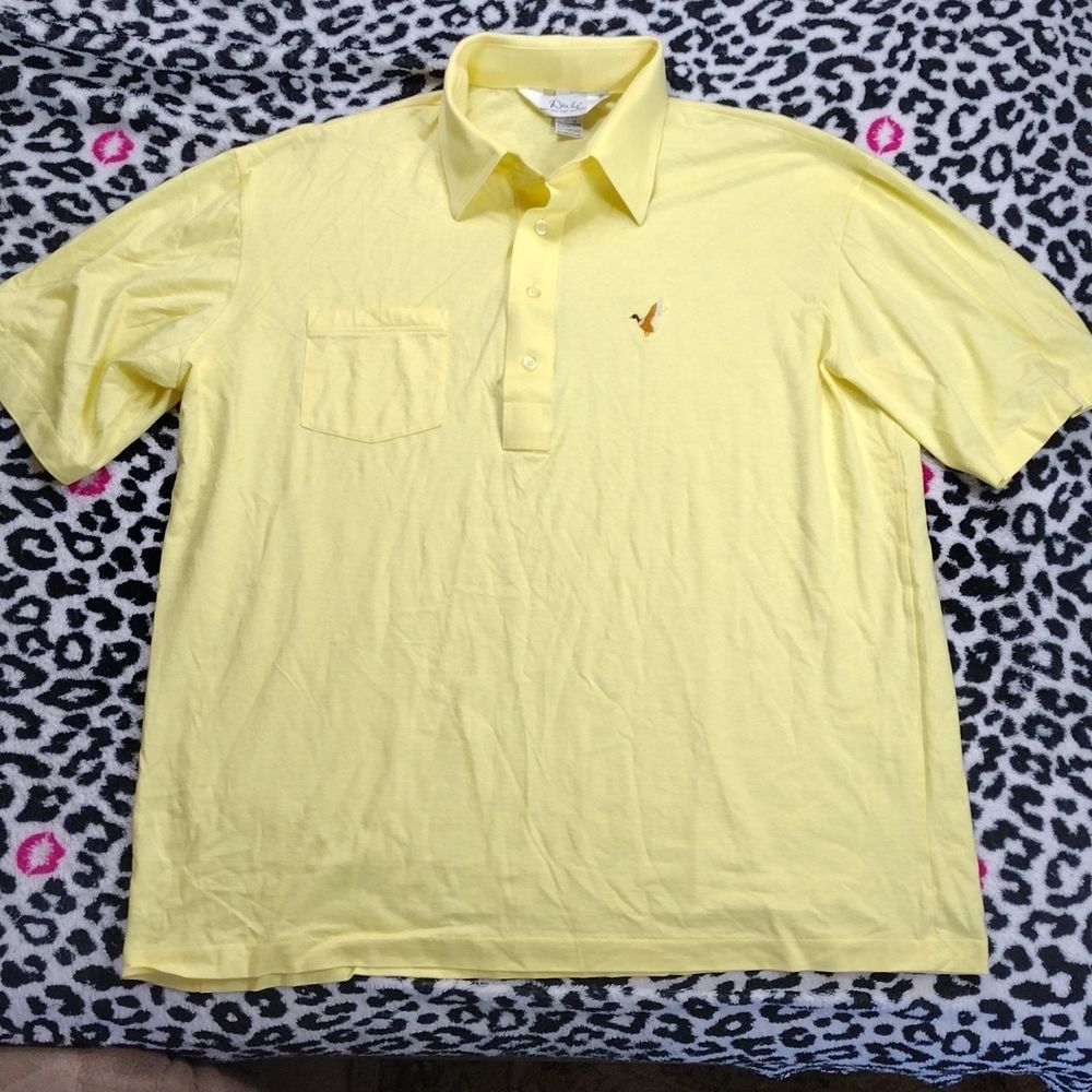 Dache Embroidered Duck Vintage Polo Shirt Like New